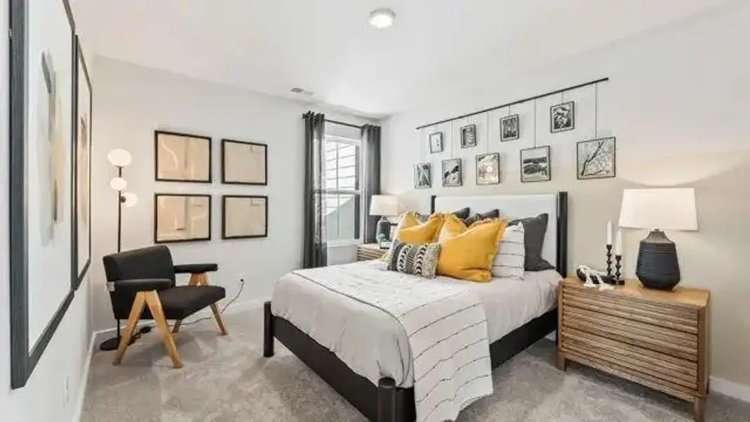 Furnished interior view inside a new home in Sherwood Square, Flowery Branch (Image 16).