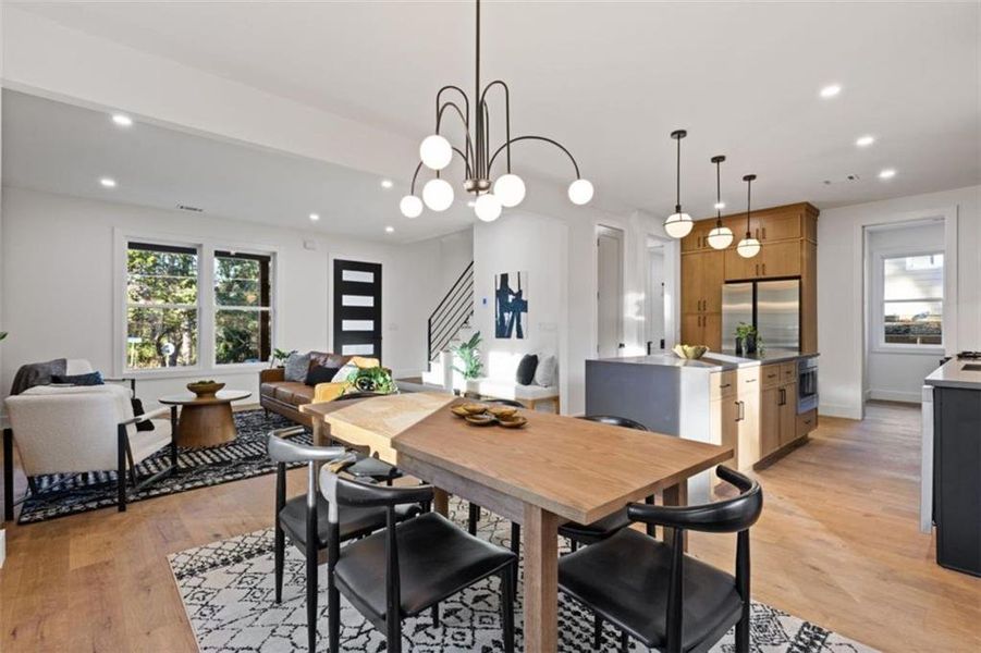 Furnished interior view inside a new home in , Atlanta (Image 37).