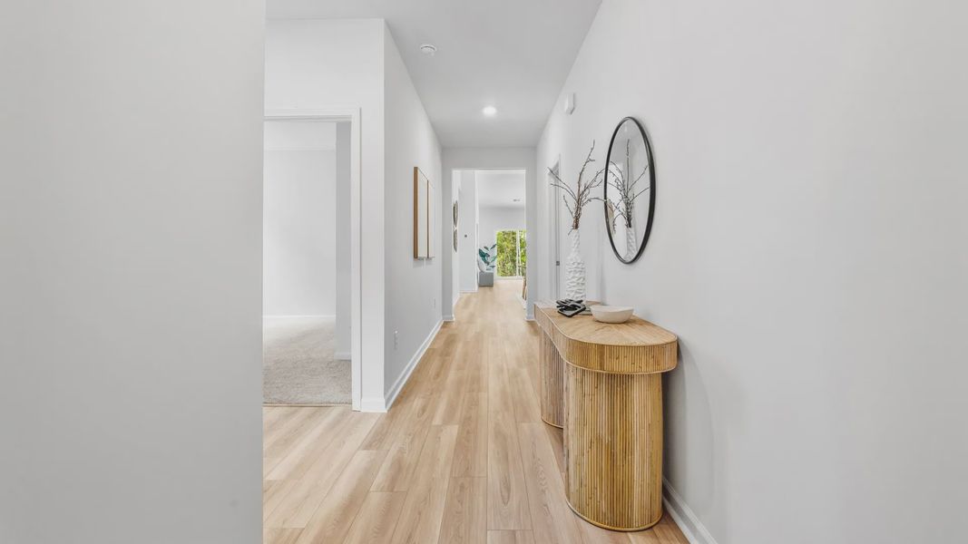 Furnished interior view inside a new home in Bluffs at Sun Colony, Longs (Image 11). Furnished interior view inside a new home in Bluffs at Sun Colony, Longs (Image 11).