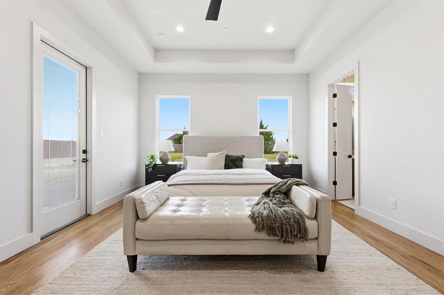 Furnished interior view inside a new home in , Red Oak (Image 8).