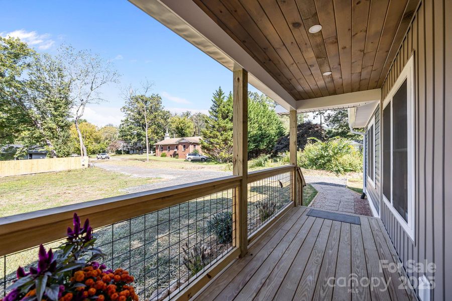 View from front porch View from front porch