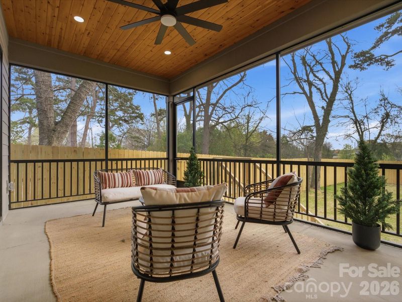 Exterior details and patio area of a home in , Charlotte (Image 26).