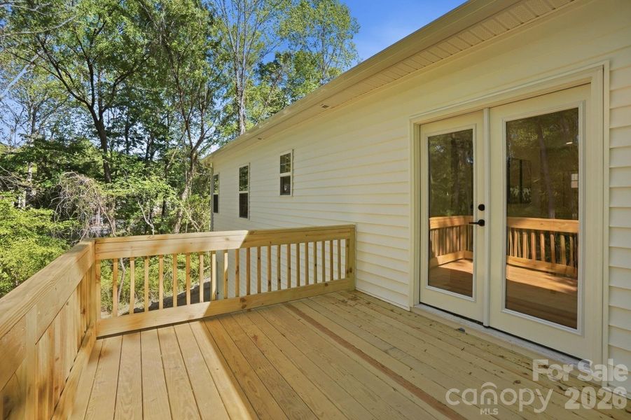 Back deck off of Kitchen