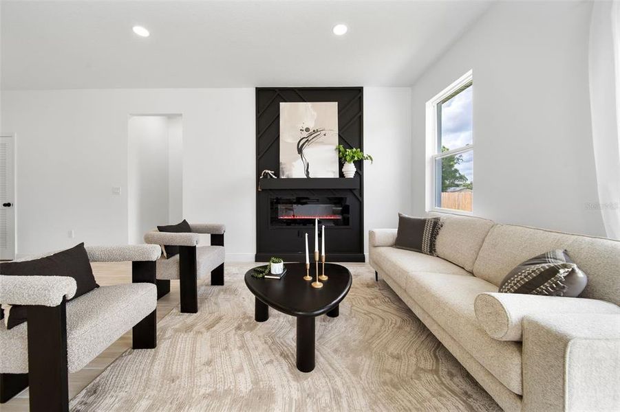 Furnished interior view inside a new home in , Orlando (Image 12).