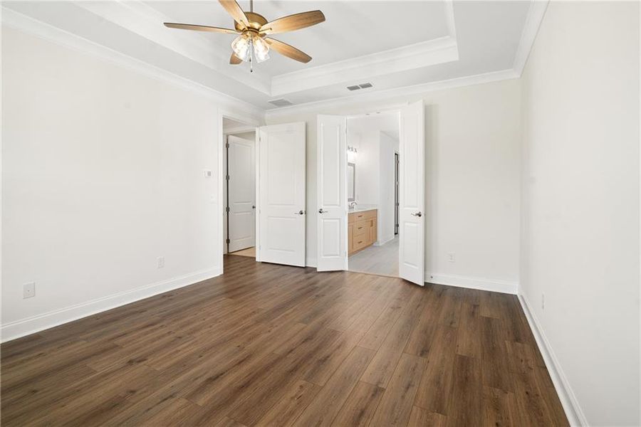 Spacious, unfurnished interior of a new home in Promenade at Sawnee Village, Cumming (Image 7).