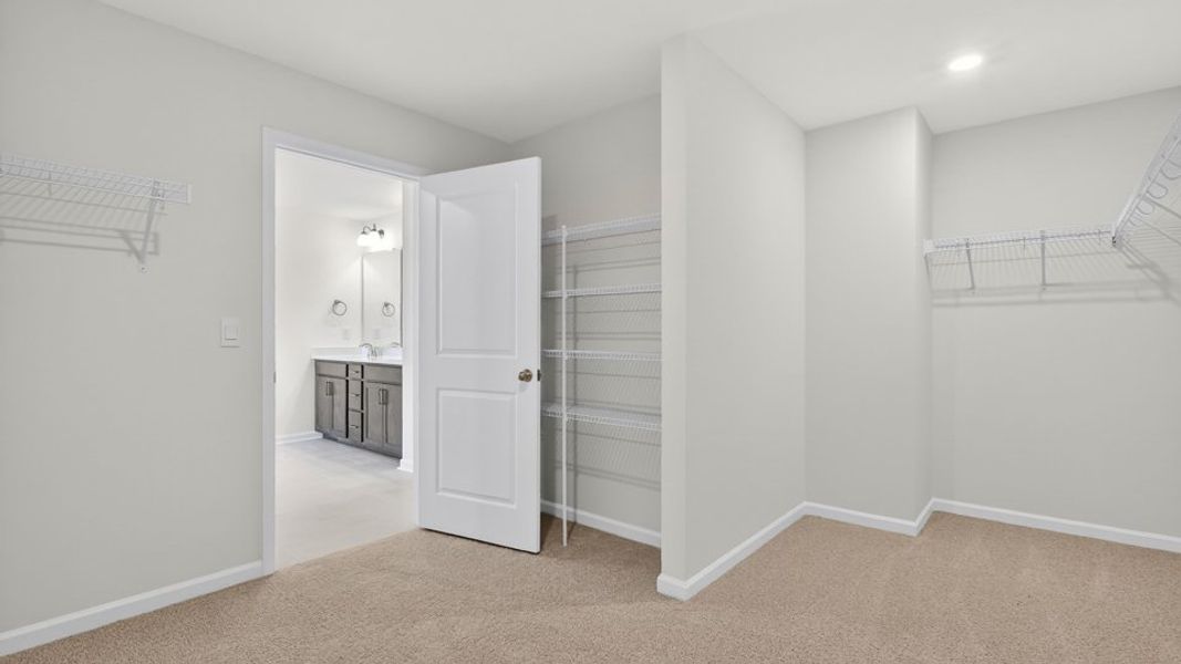Representative unfurnished interior of a home built from the Wylie by D.R. Horton in The Manors at Winston Pointe, Clayton (Image 18).