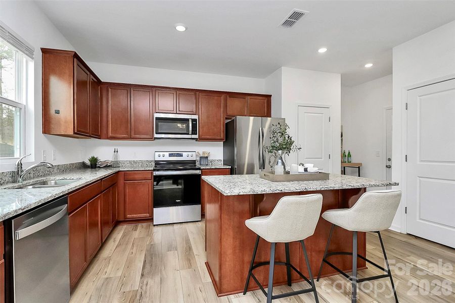 Furnished interior view inside a new home in Sunbriar, Charlotte (Image 7).