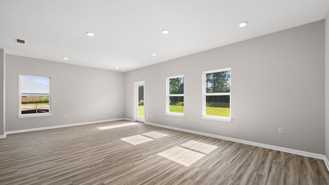 Representative unfurnished interior of a home built from the The Walker by D.R. Horton in Buffer Farms, Port Saint Joe (Image 22).