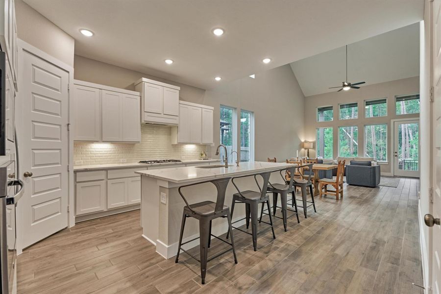 Furnished interior view inside a new home in Woodforest 50′, Montgomery (Image 33).