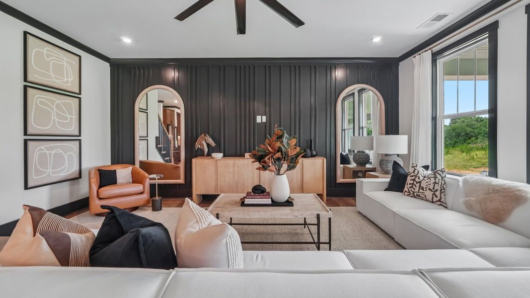 The Norris Plan by DRB homes in McBride Indian Trail, NC - Living Space