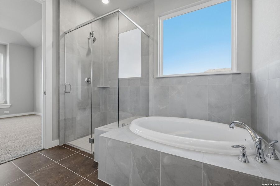 Furnished interior view inside a new home in Windsong, Boerne (Image 10).