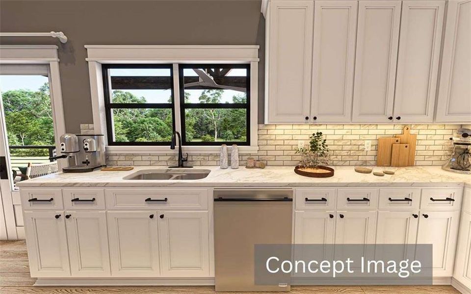 Furnished interior view inside a new home in , Talking Rock (Image 9).