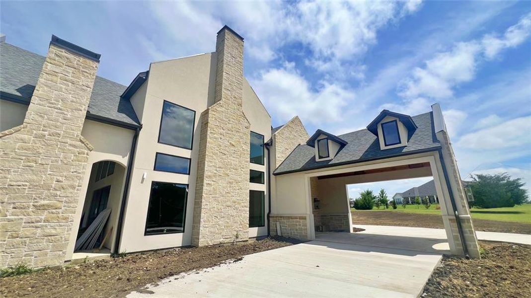 Front exterior of a new home in , Weston, TX, highlighting curb appeal (Image 15).