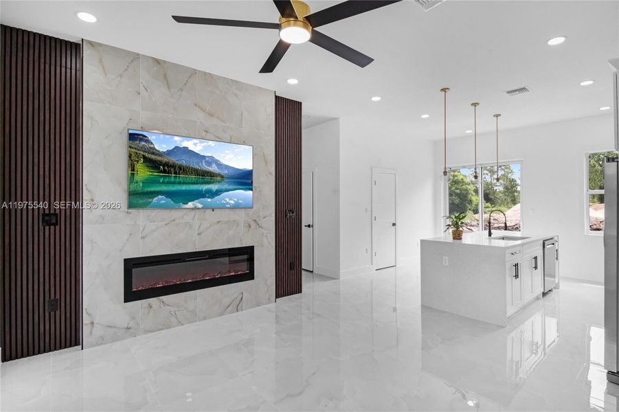 Furnished interior view inside a new home in , Lehigh Acres (Image 4).