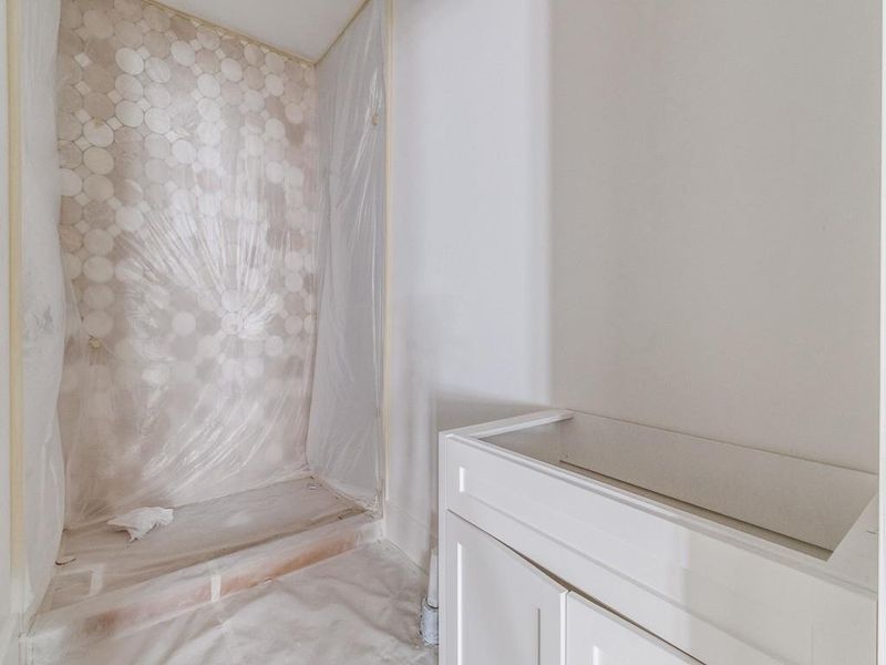 In-progress construction of a new home in , Dallas, TX (Image 25).