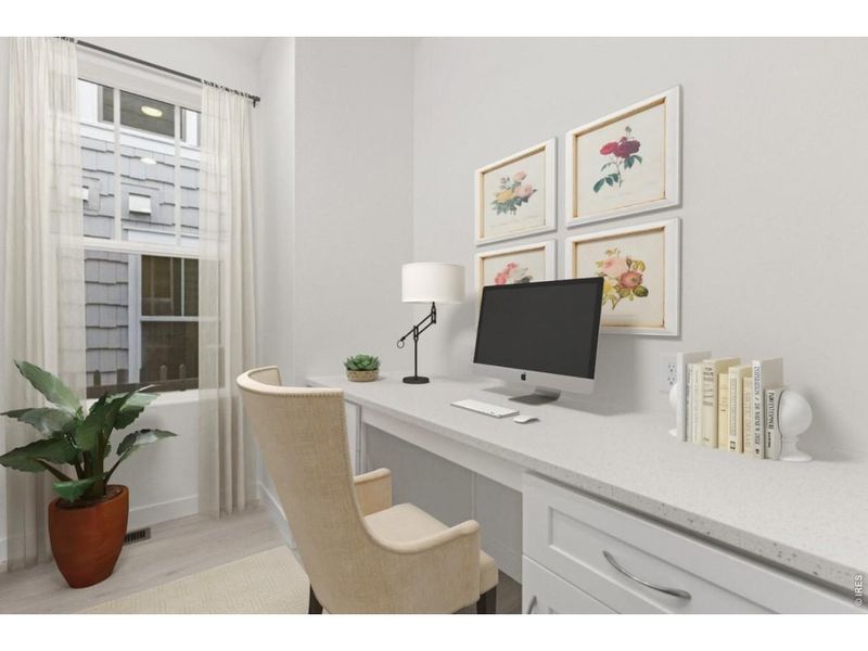 Furnished interior view inside a new home in Westerly, Erie (Image 7).