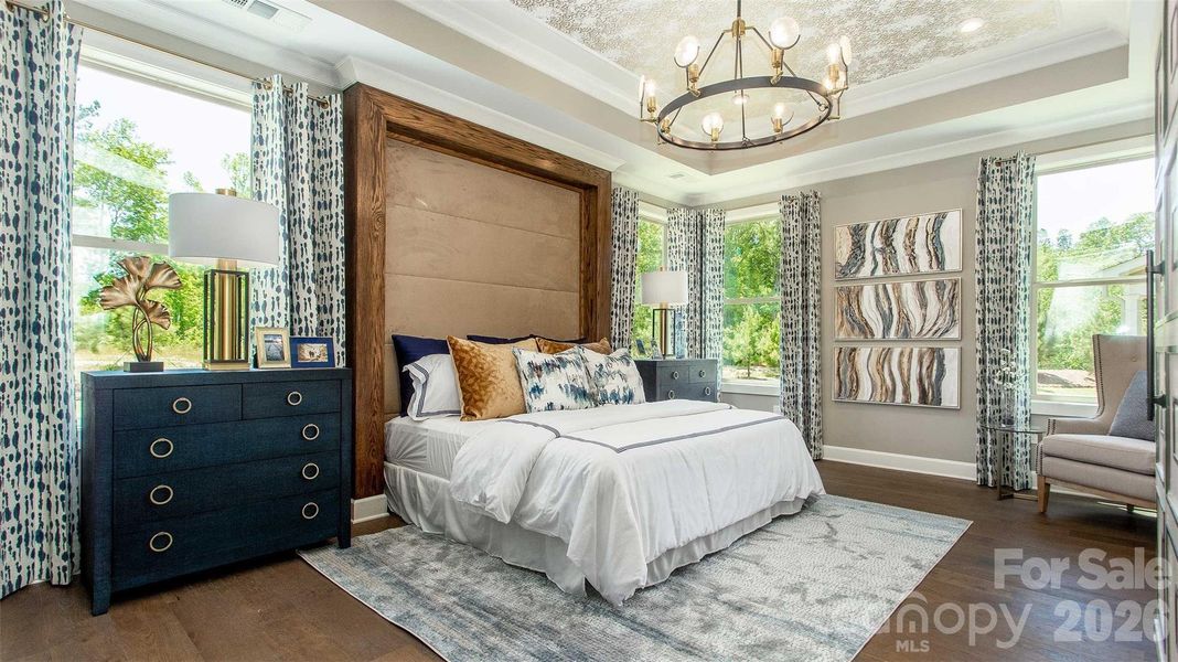 Furnished interior view inside a new home in Handsmill on Lake Wylie, York (Image 8).