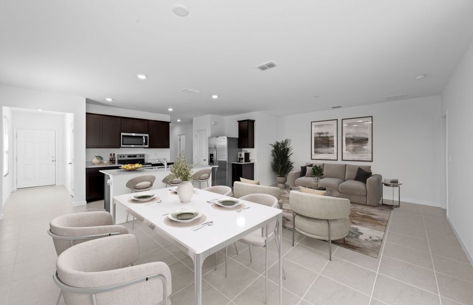 Furnished interior view inside a new home in Caloosa Cove, Labelle (Image 7). Furnished interior view inside a new home in Caloosa Cove, Labelle (Image 7).