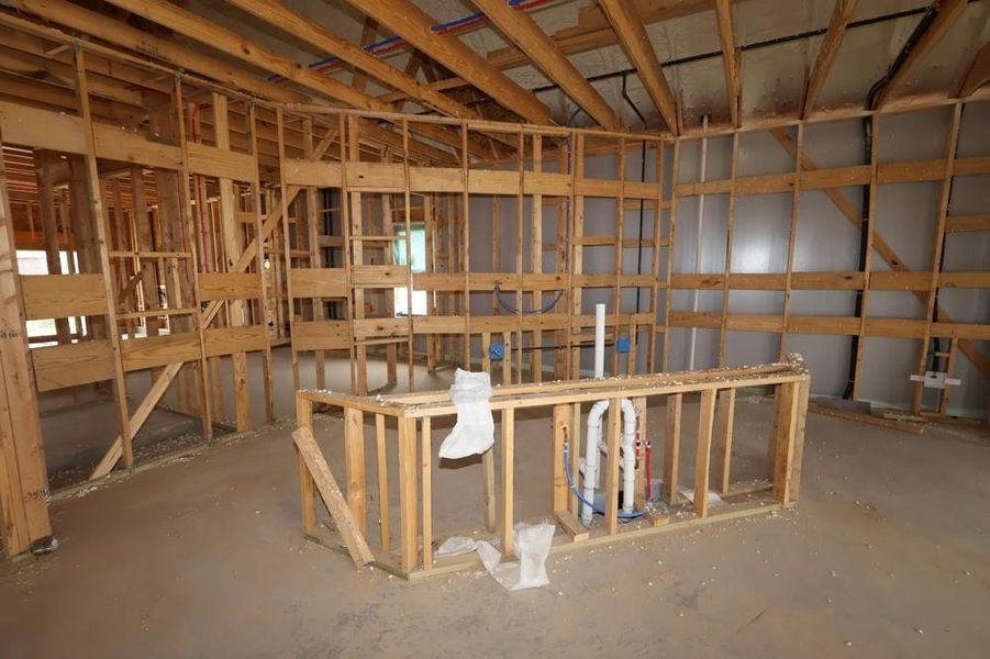 In-progress construction of a new home in The Meadows at Imperial Oaks, Conroe, TX (Image 8). In-progress construction of a new home in The Meadows at Imperial Oaks, Conroe, TX (Image 8).