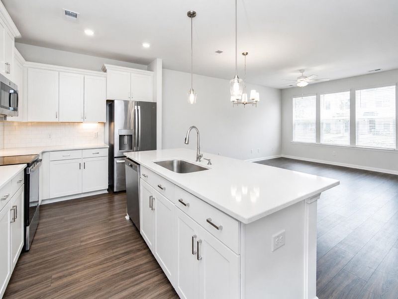 Furnished interior view inside a new home in , Summerville (Image 4).
