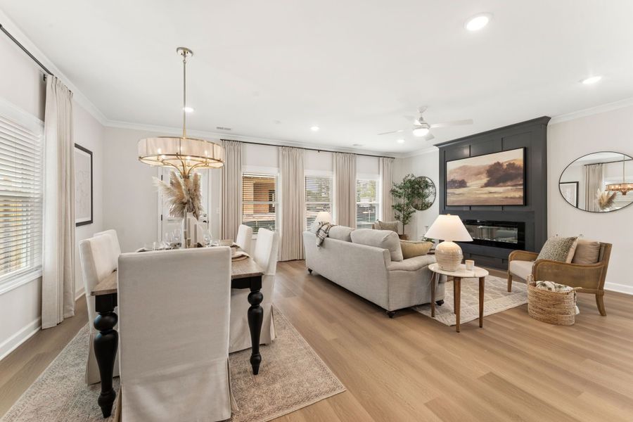 Representative furnished interior of a home built from the Fairview by Traton Homes in Winsome Park, Woodstock (Image 9).