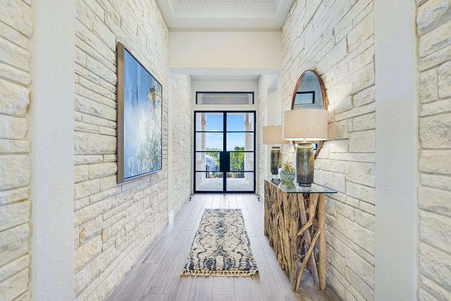 Representative exterior details of a home built from the Siena III by Giddens Homes in Clearwater Ranch, Liberty Hill (Image 45).