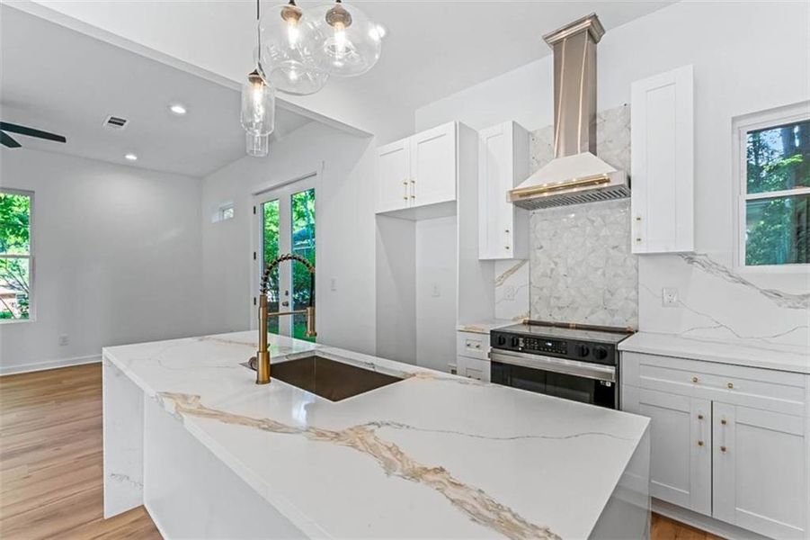 Furnished interior view inside a new home in , East Point (Image 10). Furnished interior view inside a new home in , East Point (Image 10).