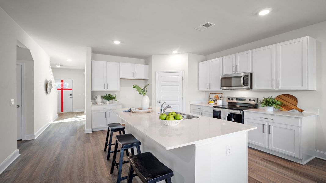 Representative furnished interior of a home built from the Elle by D.R. Horton in Laurel Grove, Guyton (Image 10).
