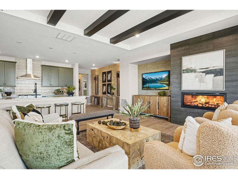Great Room with Gas Fireplace