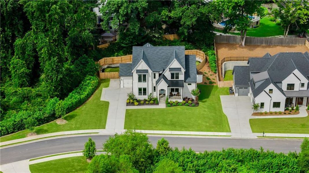 Front exterior of a new home in , Atlanta, GA, highlighting curb appeal (Image 26).