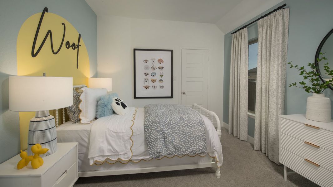 Furnished interior view inside a new home in Stillwater Ranch, San Antonio (Image 10).