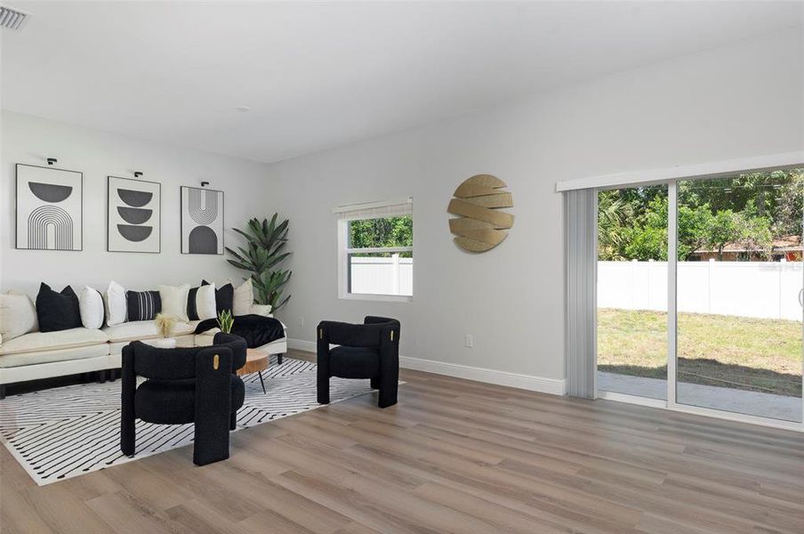 Furnished interior view inside a new home in , St. Petersburg (Image 17).