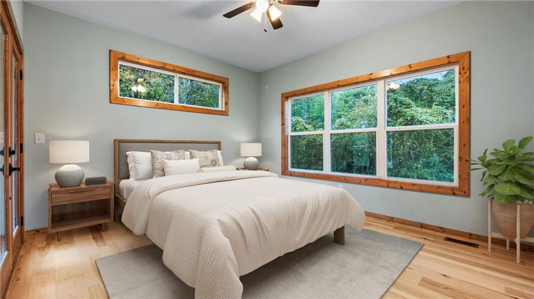 Furnished interior view inside a new home in , Ellijay (Image 10).