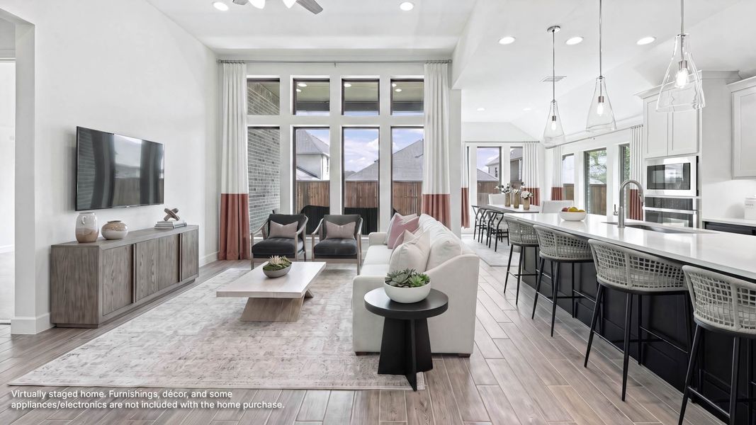 Furnished interior view inside a new home in Eliana, McKinney (Image 6).