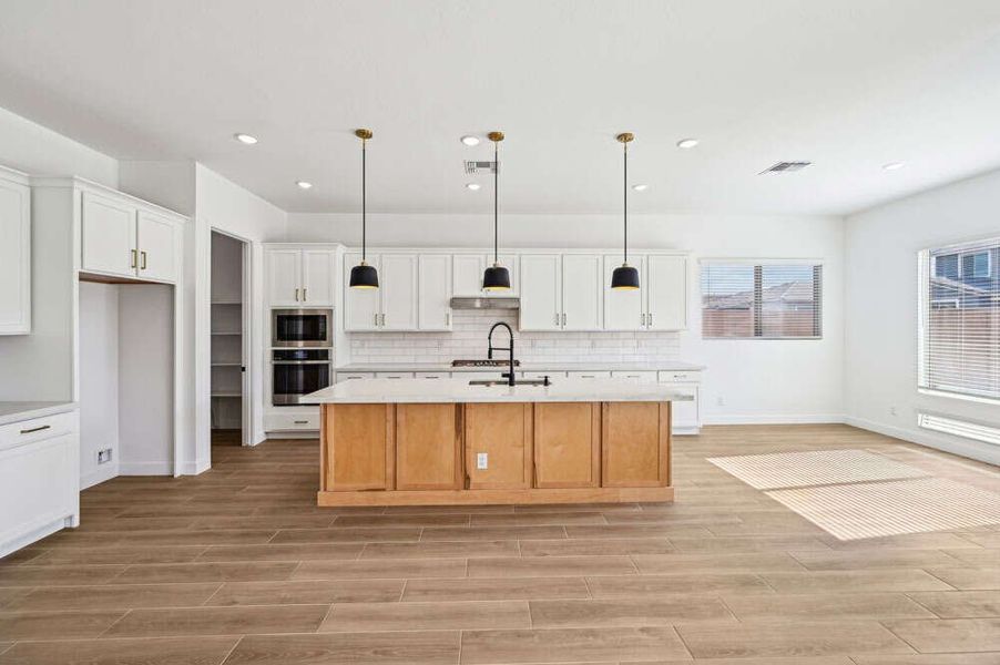 Kitchen and great room