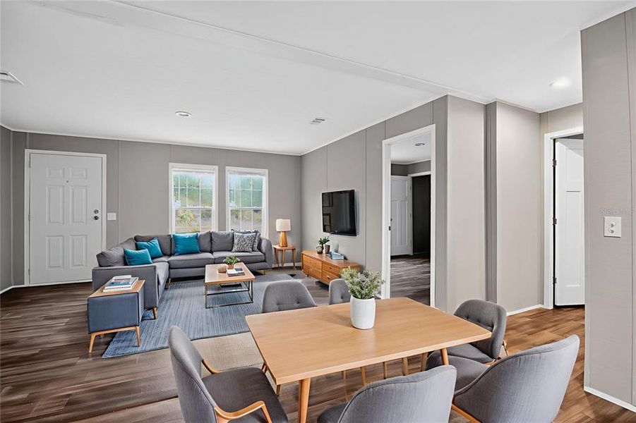 Furnished interior view inside a new home in , Crystal River (Image 5).