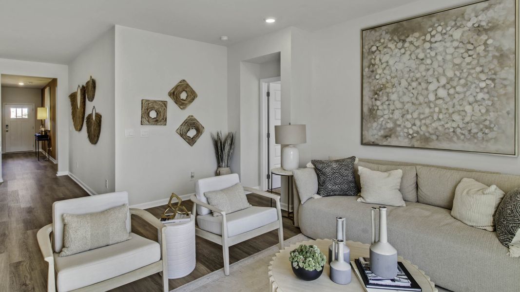 Furnished interior view inside a new home in Bailey Park, Fayetteville (Image 25).