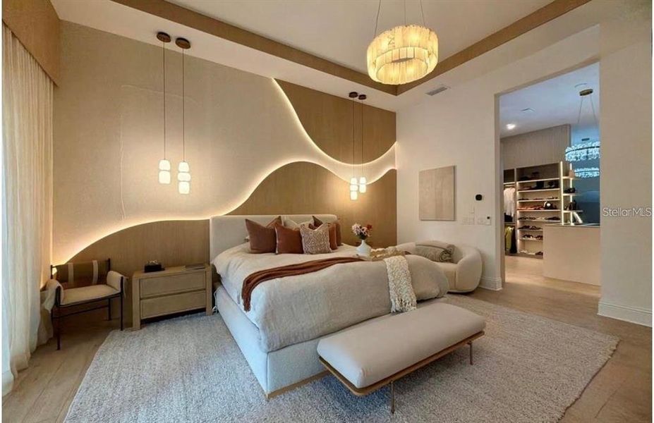 Furnished interior view inside a new home in , Montverde (Image 6). Furnished interior view inside a new home in , Montverde (Image 6).