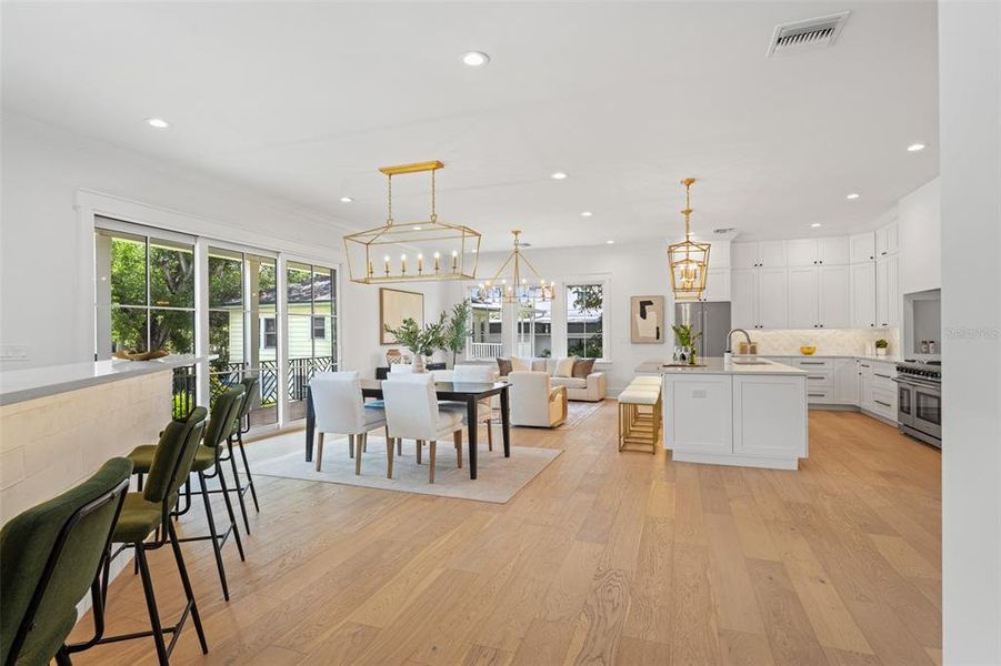 Furnished interior view inside a new home in , Tampa (Image 14). Furnished interior view inside a new home in , Tampa (Image 14).