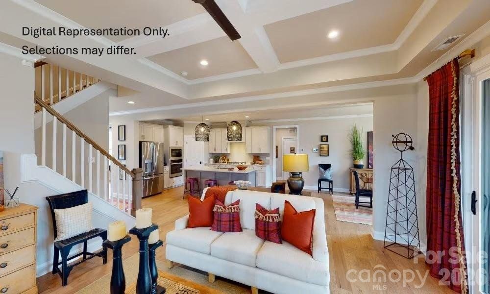 Furnished interior view inside a new home in Cordera, Concord (Image 3).