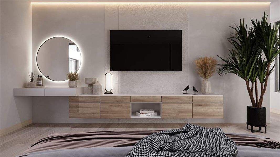 Furnished interior view inside a new home in , Punta Gorda (Image 8).