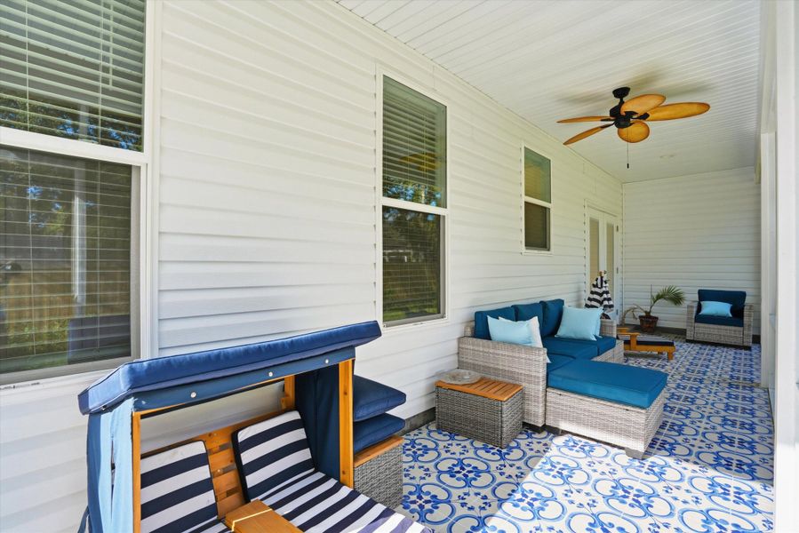 Exterior details and patio area of a home in , Summerville (Image 20). Exterior details and patio area of a home in , Summerville (Image 20).