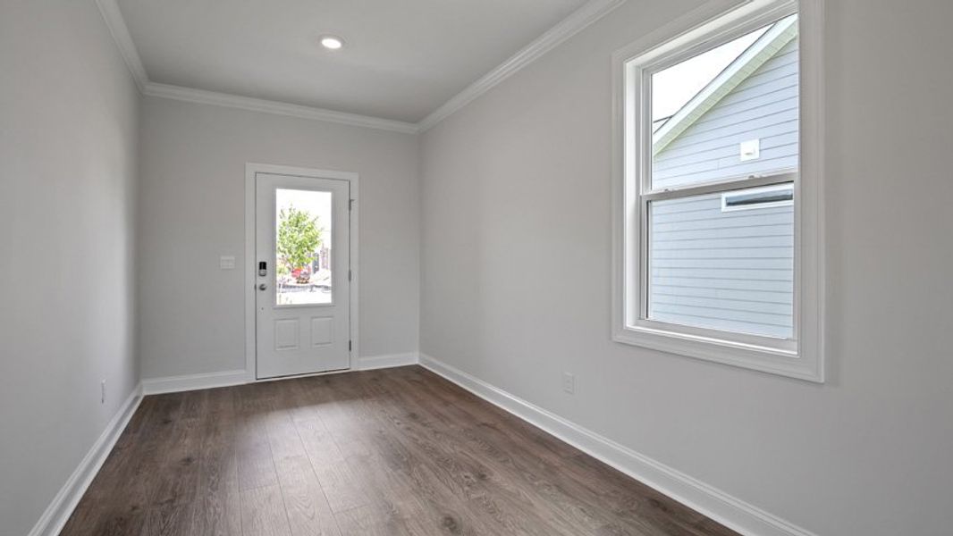 Representative unfurnished interior of a home built from the Lucas by D.R. Horton in The Manors at Haywood Glen, Knightdale (Image 15).