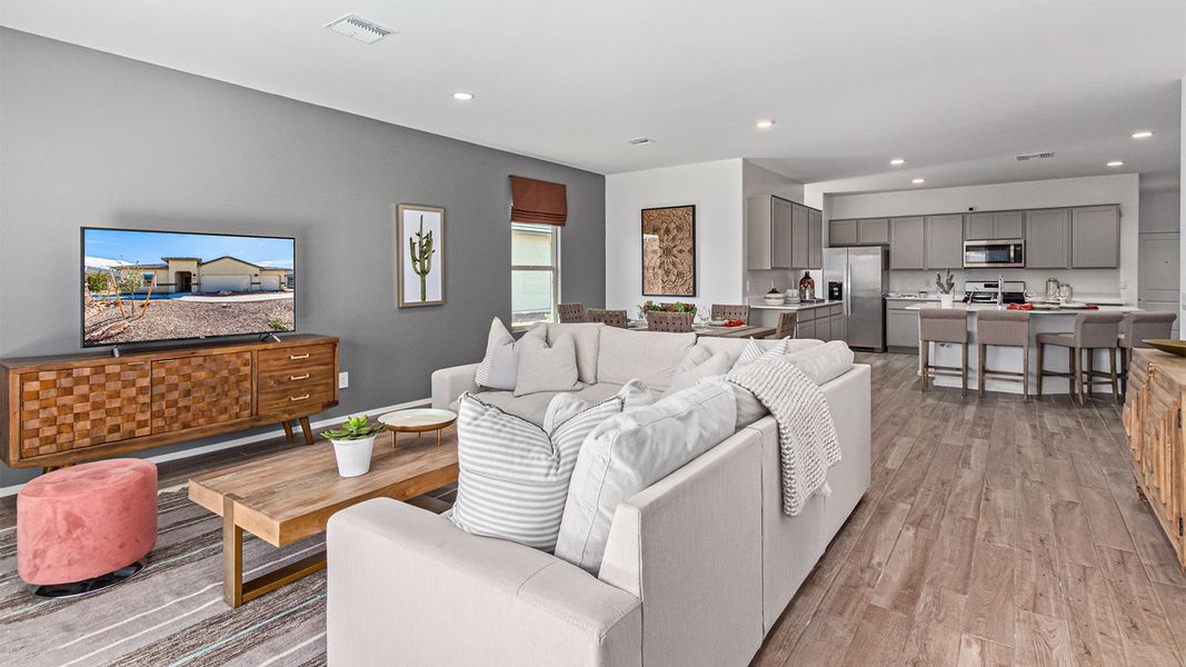 Furnished interior view inside a new home in Saguaro Bloom, Marana (Image 5).