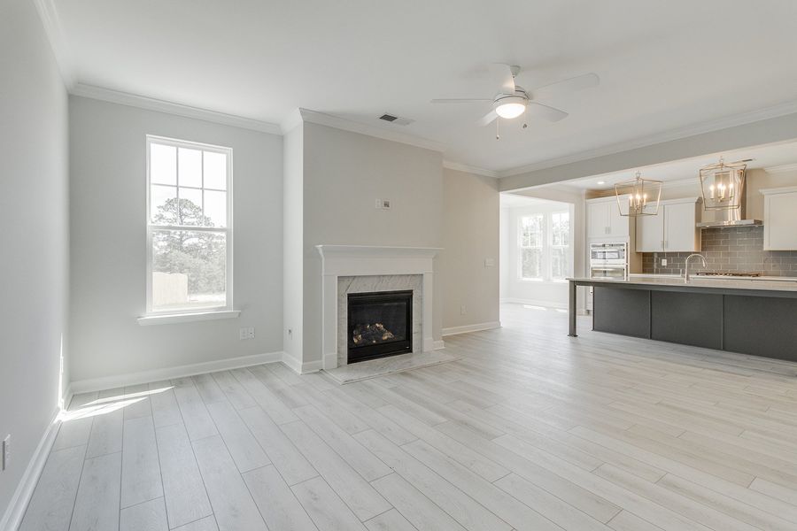 Spacious, unfurnished interior of a new home in Gates at Windermere, Blythewood (Image 25).