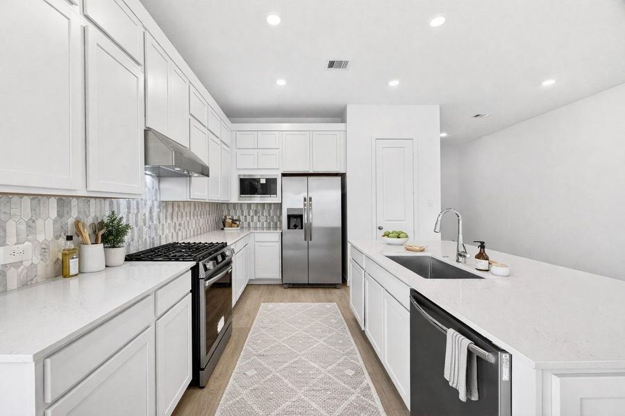 Furnished interior view inside a new home in COLTON, Todd Mission (Image 6).