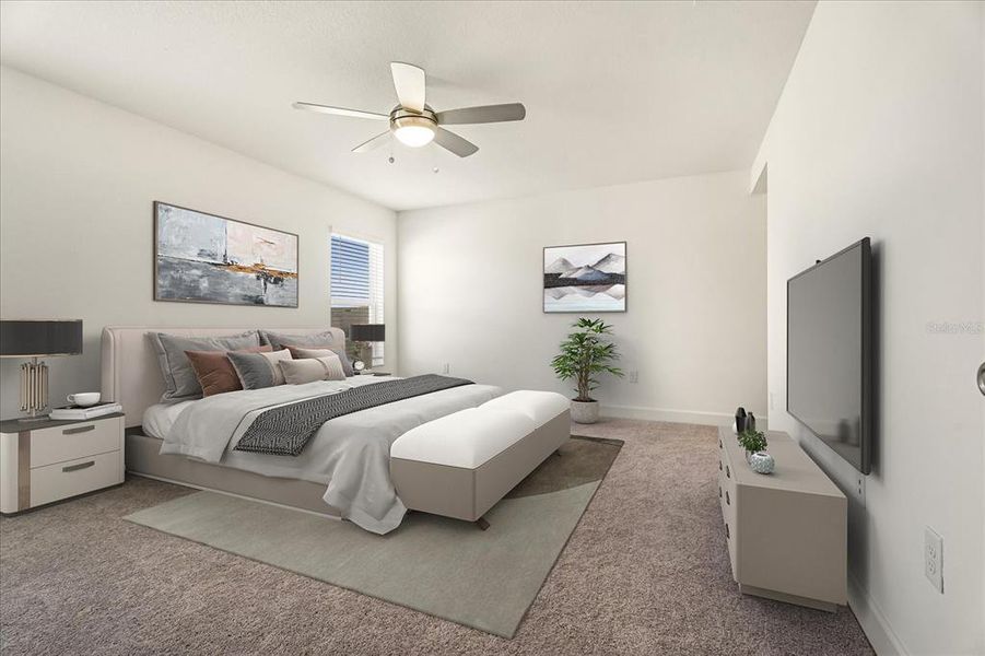 Furnished interior view inside a new home in , Davenport (Image 9). Furnished interior view inside a new home in , Davenport (Image 9).