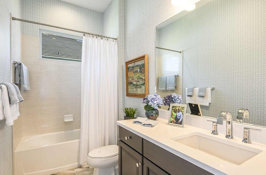 Representative furnished interior of a home built from the Bright Meadow 2 by Neal Communities in Wildleaf at North River Ranch, Parrish (Image 9).