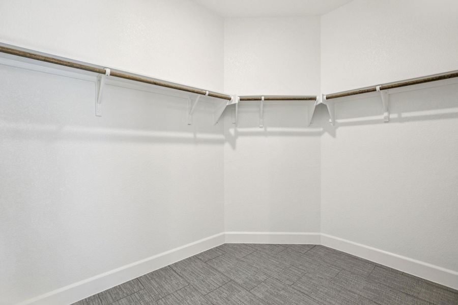 Spacious closet with carpet Spacious closet with carpet