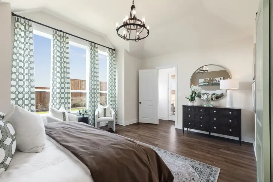 Representative Primary Bedroom - some options shown